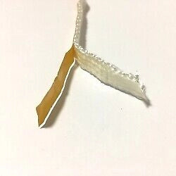 Nastro vetro stufa a pellet Guarnizione piatta adesiva in fibra di vetro 10*4 mm - COLORE BIANCO