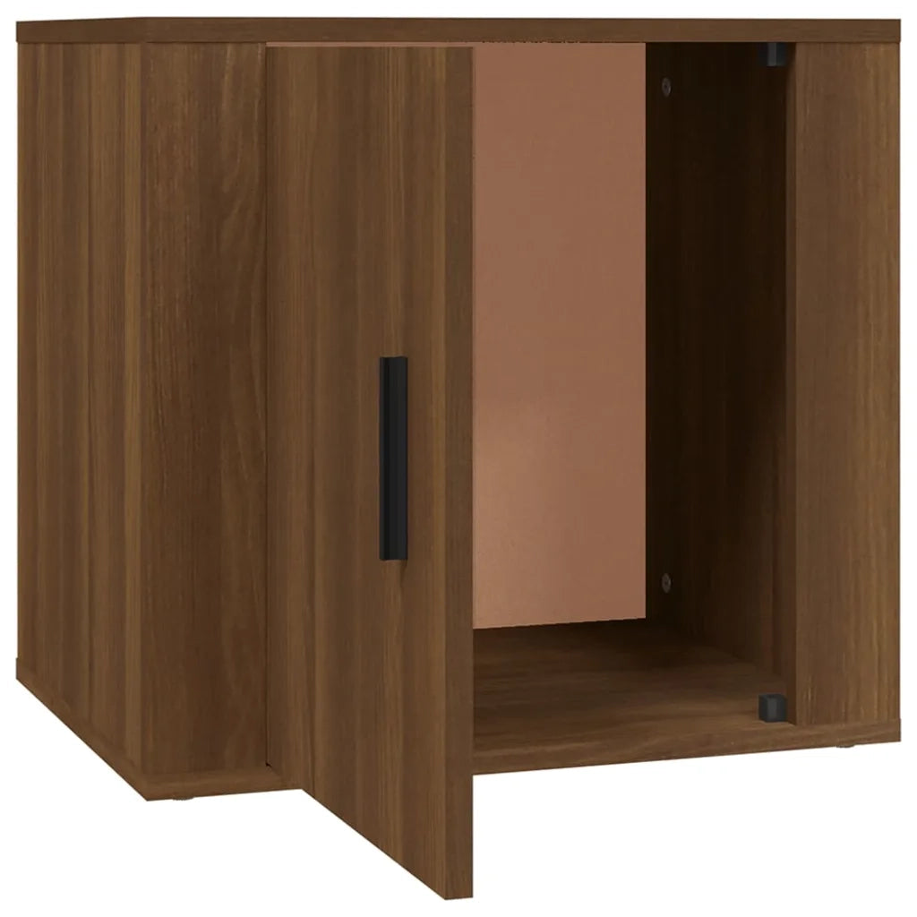 Comodini 2 pz Rovere Marrone 50x39x47 cm 816703
