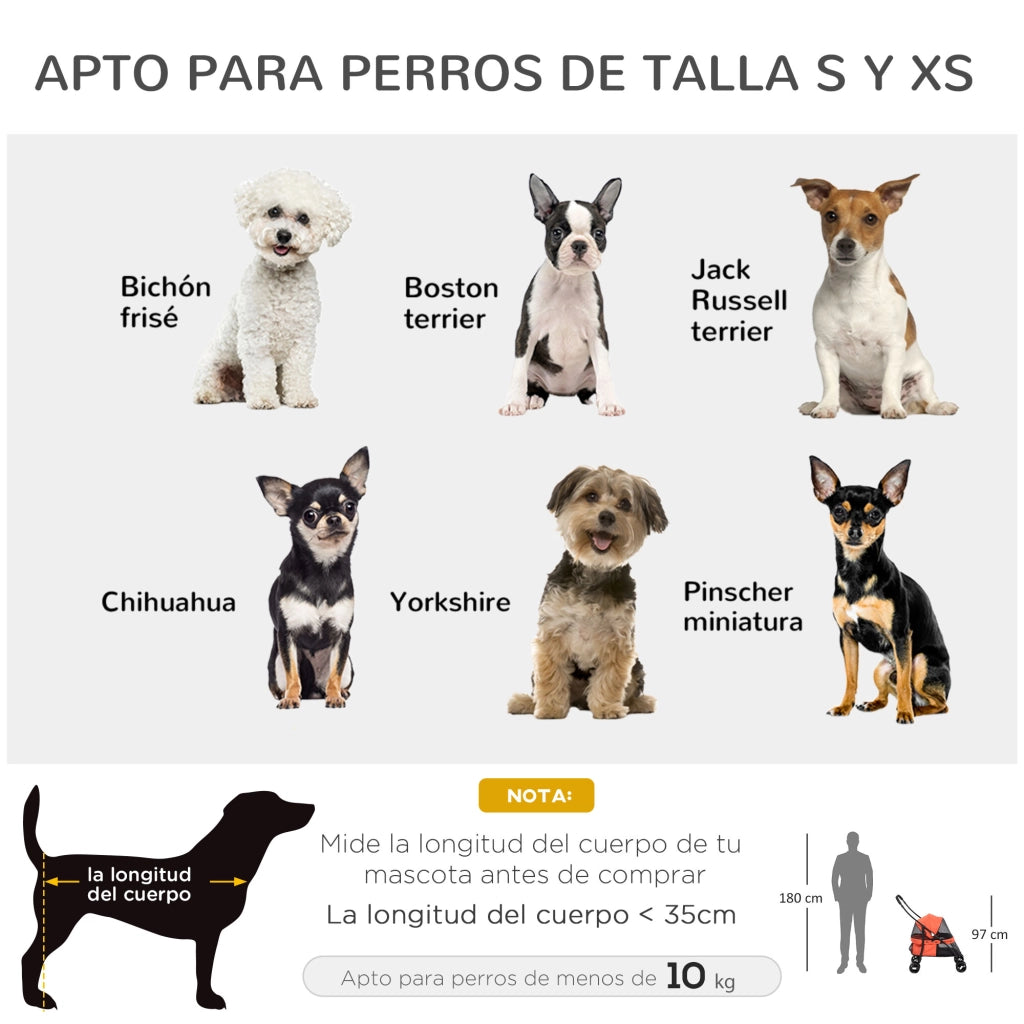 Casetta per Cani Pieghevole ¨C zephmum ¨C Rosso, Acciaio