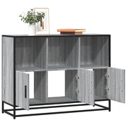Credenza Grigio Sonoma 100x35x76 cm in Legno Multistrato