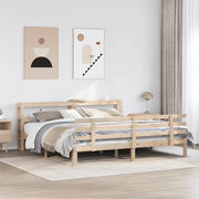 Giroletto con Testiera 180x200 cm Massello Pino