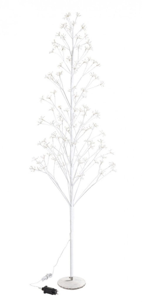 Albero di Natale flash bianco 1200 microLED classico H180