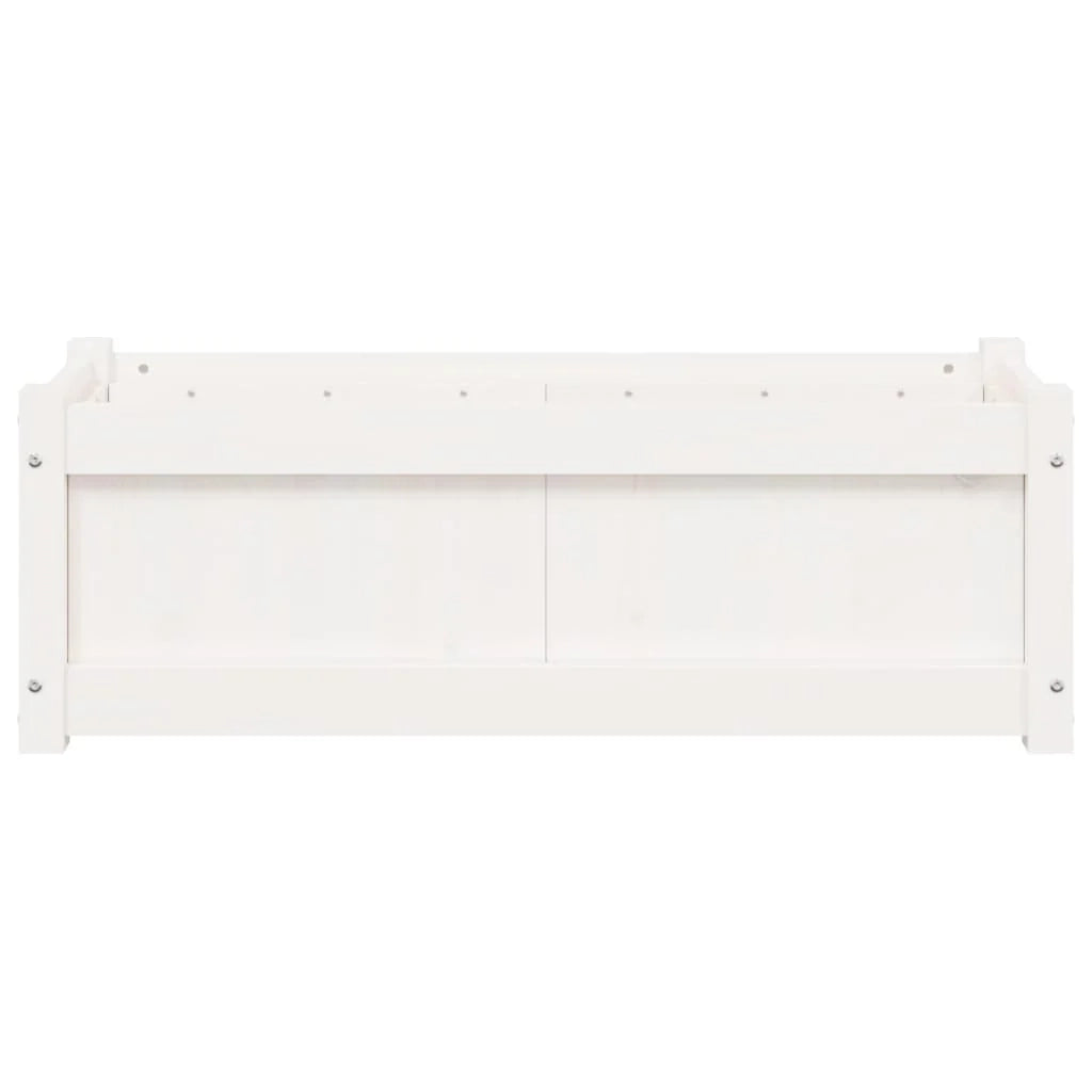 Fioriera aiuola rialzata fioriera aiuola giardino terrazza set da 2 legno massello di pino bianco 02_0039036
