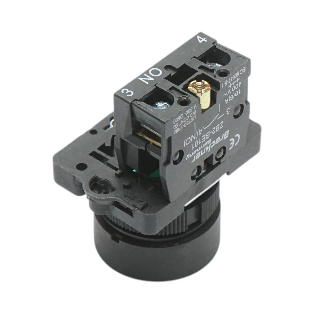 Pulsante START verde con ritorno 1NO, 400V/10A, LAY5 Breckner Germany