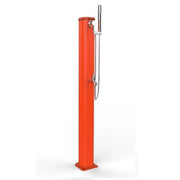 Doccia Solare In Alluminio Jolly Go 17,5Lt Con Doccetta Mobile E Lavapiedi Colore Arancione Cv-Jg180/2009