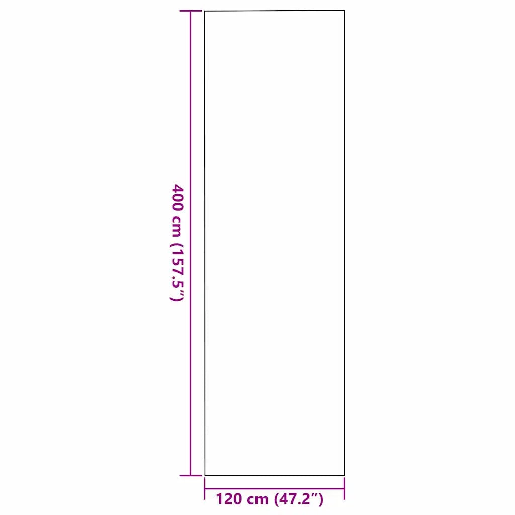 Tappetino Altro Nero 120 x 400 cm Polipropilene e vinile 4100763
