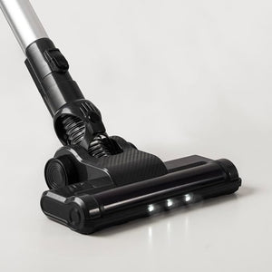 Innoliving INN-662 Aspirapolvere Senza Filo e Sacco, 10Kpa, 2200mAh, 0.5L, 50 Min, LED, Tubo Flessibile in Metallo, Grigio