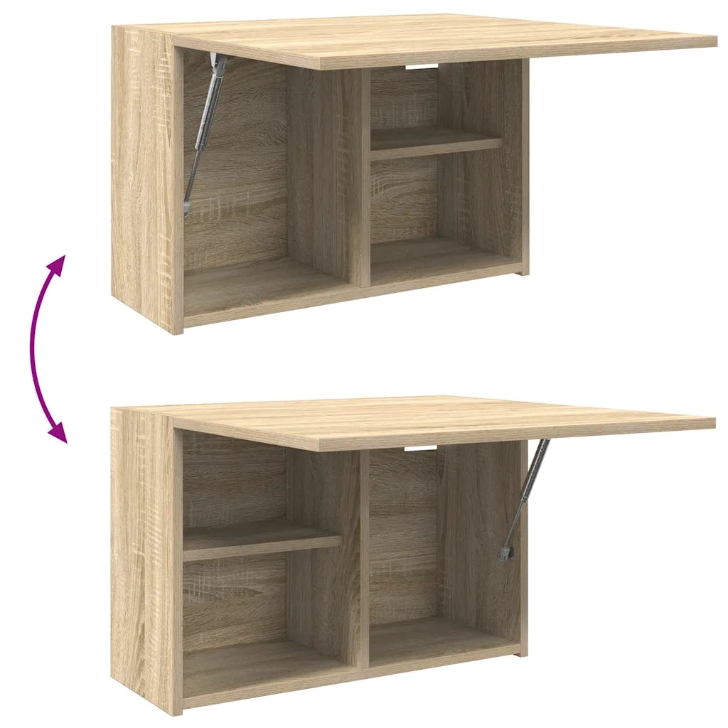 Mobile da Bagno Rovere Sonoma 60x25x40 cm in Legno Multistrato 860069