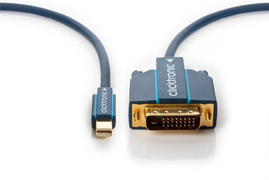 Cavo Mini DisplayPort (Thunderbolt) a DVI-D 24+1 2m Alta Qualità