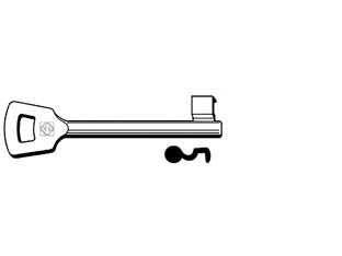 CHIAVE PATENT PASSEPARTOUT NEMEF C6NFH4L- - C6NFH4L - 5 pezzi SILCA