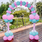 Trade Shop - Arco Palloncini Azzurro E Rosa Per Festa Party Baby Shower Rivelazione Sesso -