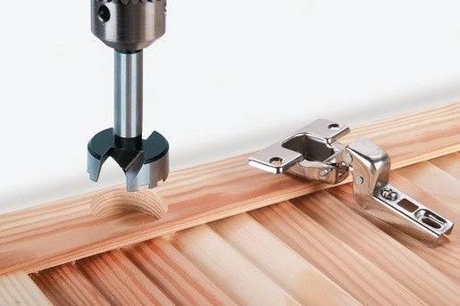 Set di punte Forstner da 2 pezzi per il tracciamento e la creazione di fori per cerniere - 8728000