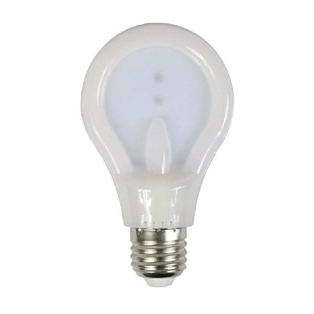 Trade Shop - Lampadina Led Slim Piatta 9 Watt E27 Luce 6500k 4000k 3000k Illuminazione A80 -