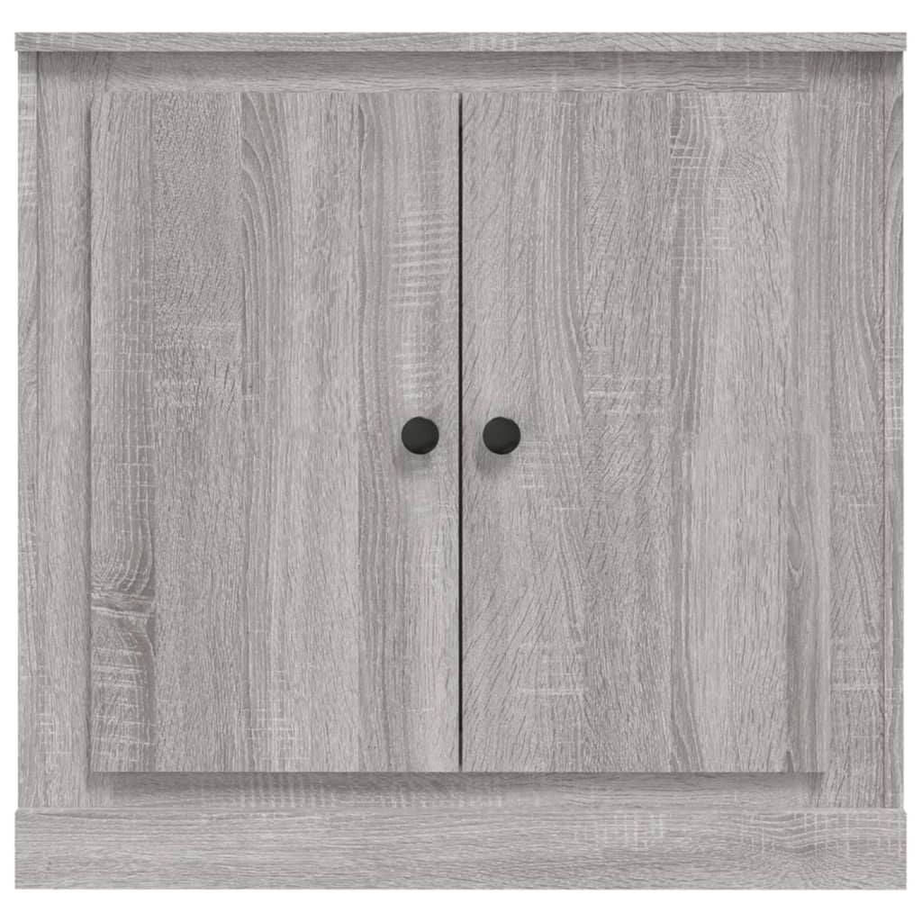 Buffet credenza cassettiera armadio mobile contenitore organizer cucina soggiorno rovere Sonoma 70 x 35,5 x 67,5 cm legno ingegnerizzato grigio 02_0036512