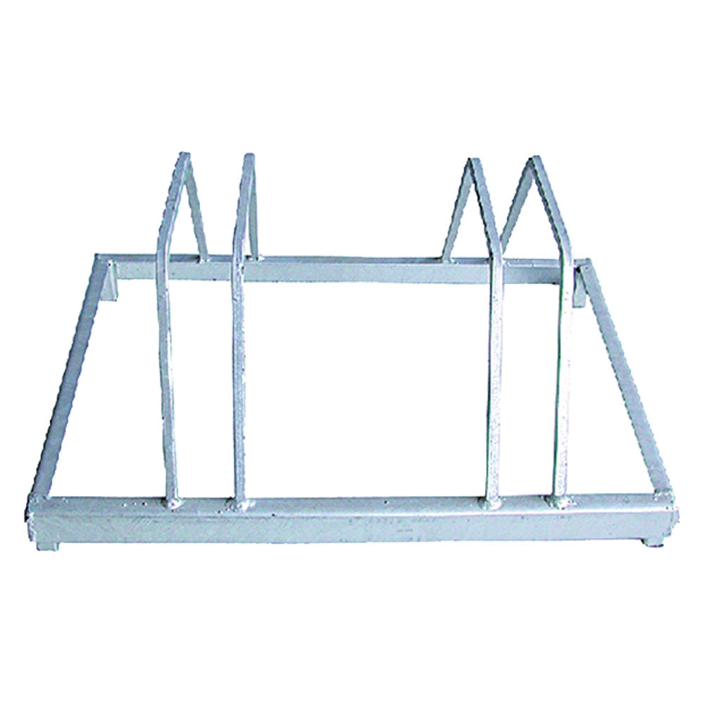 Portabiciclette 4 posti 40x113 cm in acciaio