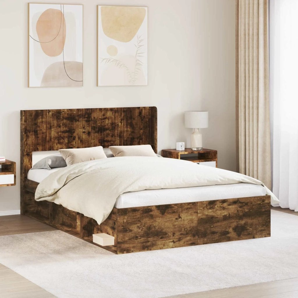 Testiera Letto Rovere Fumo PB