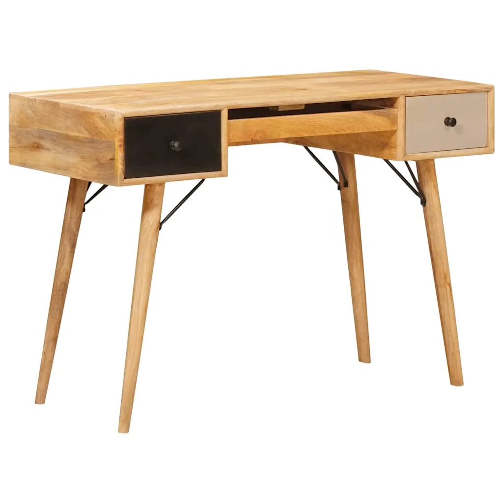 Scrivania Marrone 110 x 55 x 76 cm Legno di mango massello