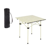 MOHOME Tavolino Pieghevole Salvaspazio Piccolo Tavolo Alluminio Dimensioni 50 x 50 x 50 cm Portatile Richiudibile Campeggio Picnic Balcone Spiaggia Casa Interni Esterni
