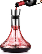 Decantatore di Vino con Aerator Integrato, Filtri e Bocchetta di Sifonamento, 1800ml