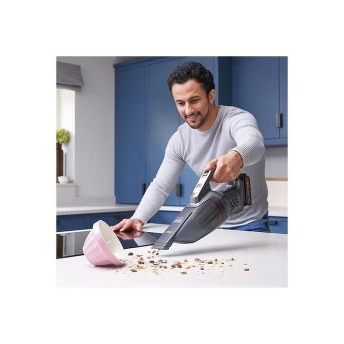 Black & Decker Dustbuster aspirapolvere senza filo Nero, Grigio, Arancione Senza sacchetto