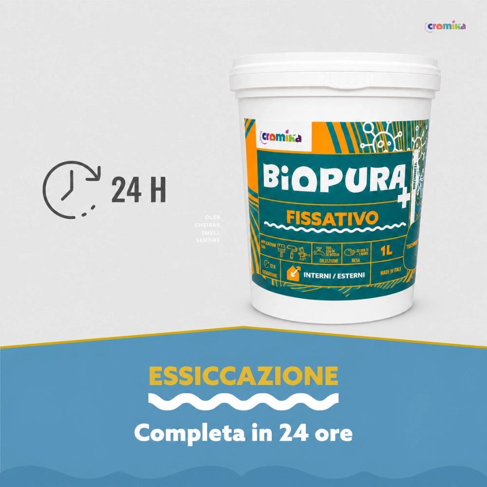 Kit fissativo antimuffa e anticondensa biopura cromika 2 pezzi alta concentrazione