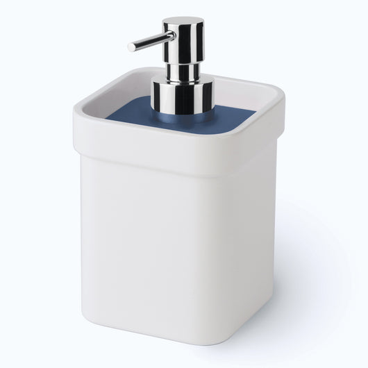 Lineabeta - Dispenser sapone c/coperchio blu opaco 250 ml