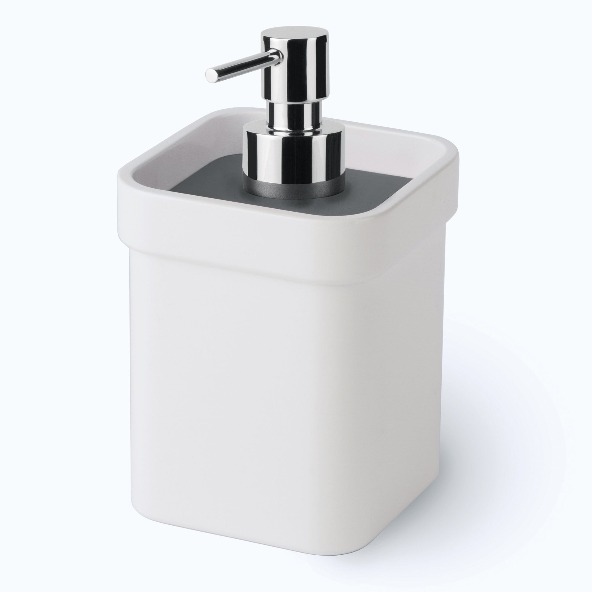 Lineabeta - Dispenser sapone c/coperchio grigio opaco 250 ml
