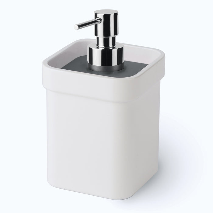 Lineabeta - Dispenser sapone c/coperchio grigio opaco 250 ml