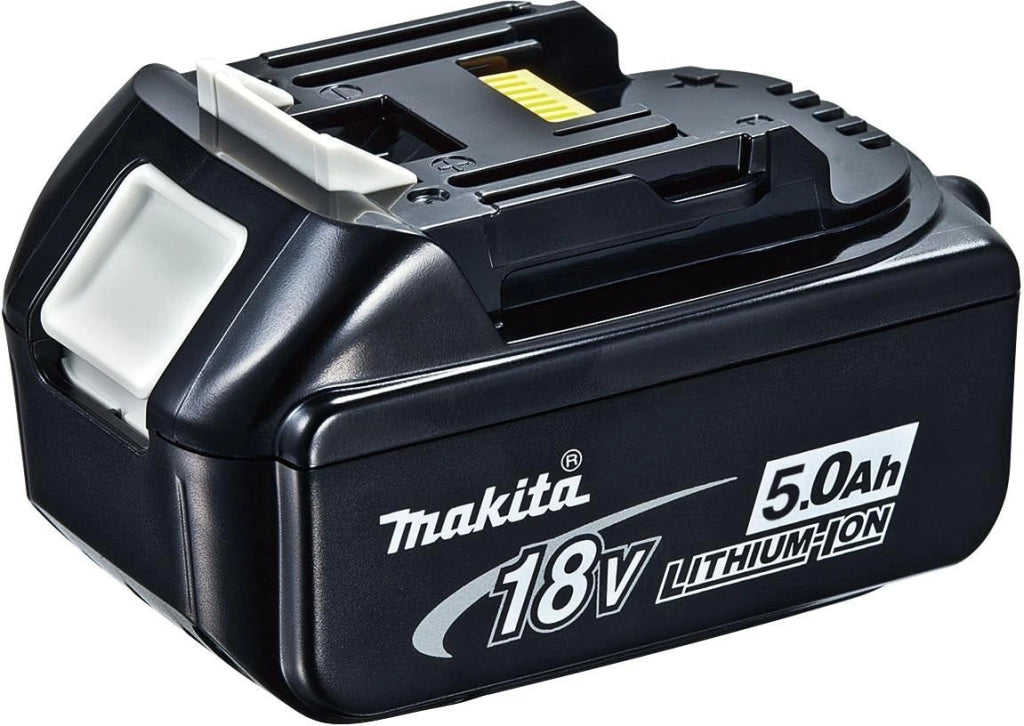 Makita DGA508RTJ Smerigliatrice angolare 125mm + 2 batteria 18V 5Ah Li-ion + valigetta Makpac