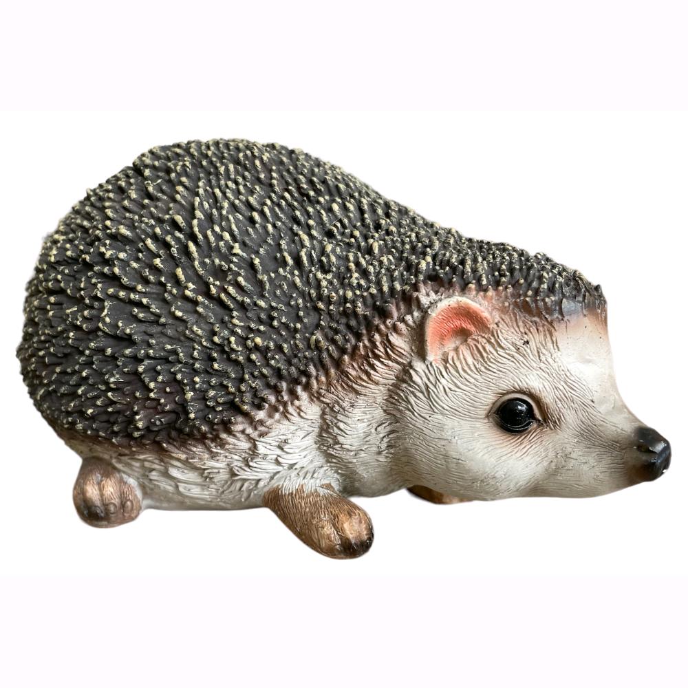 Statuetta da Giardino in poliresina 19x12x10 cm Animale per esterno RICCIO