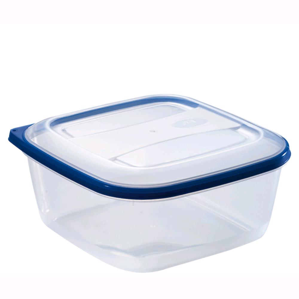 Tris di Contenitori quadrato per Alimenti in polipropilene Litro da Frigo 5 litri