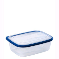 Tris di Contenitori Rettangolare per Alimenti in polipropilene Litro da Frigo 3 Pezzi