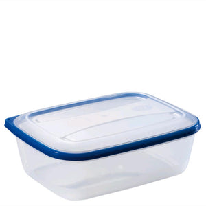 Tris di Contenitori Rettangolare per Alimenti in polipropilene Litro da Frigo 3 Pezzi