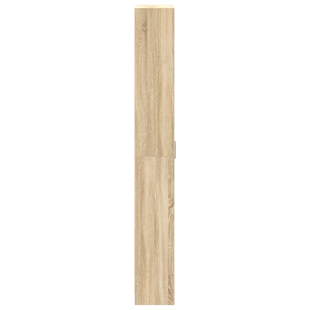 Armadio Rovere Sonoma 55x25x189 cm Legno Ingegnerizzato