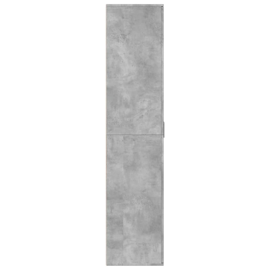 Scarpiera mobile contenitore per scarpe mobile per ingresso/corridoio/soggiorno 80 x 39 x 178 cm legno ingegnerizzato grigio 02_0021856