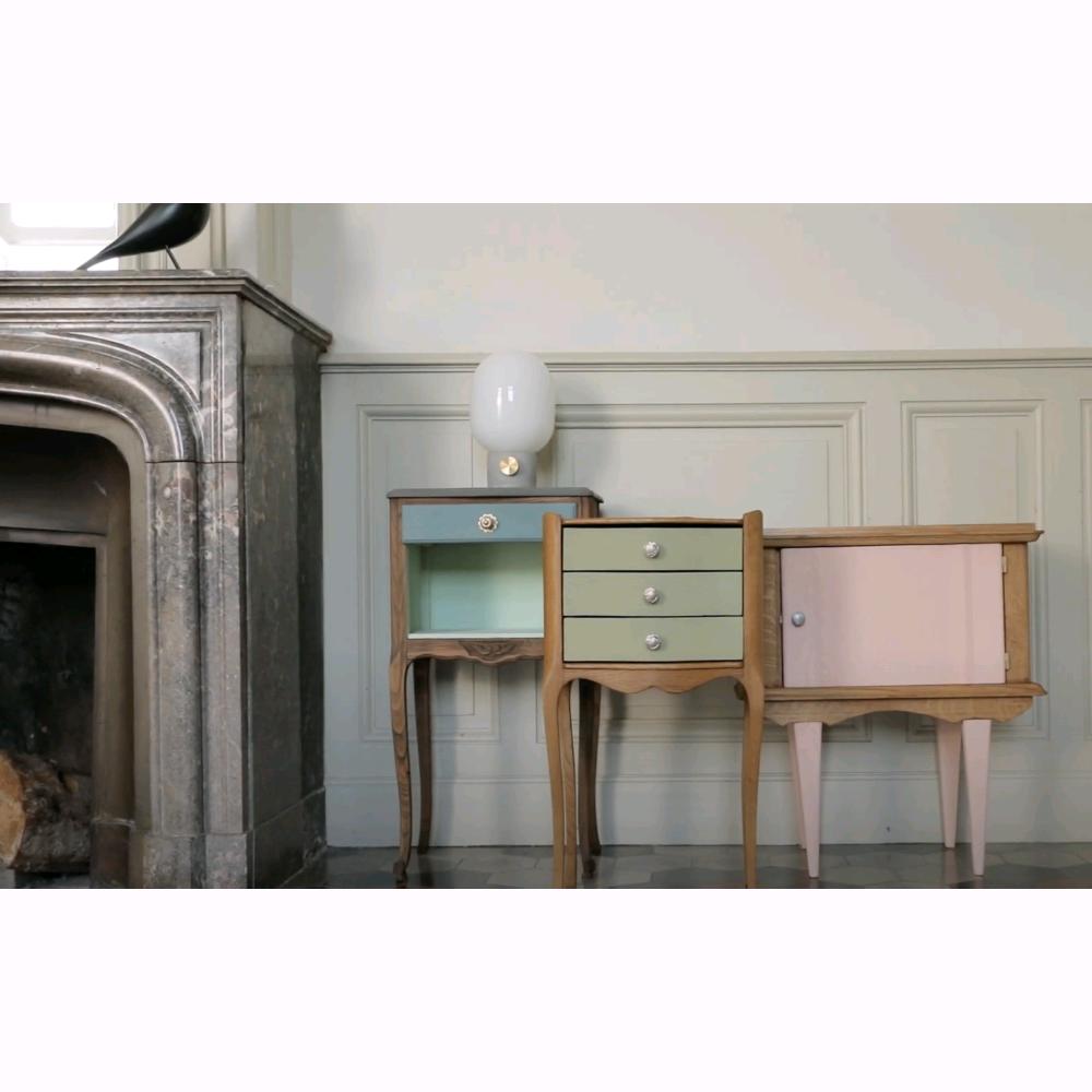 Liberon Pittura Vernice per Mobili alla Caseina Colore Grigio Chiaro 500 ml