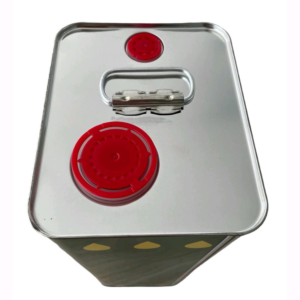 Lattine Rettangolare 5 Litri per Olio Extravergine Doppio Tappo Conf. 96 Pezzi 