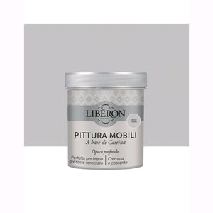 Liberon Pittura Vernice per Mobili alla Caseina Colore Grigio Chiaro 500 ml