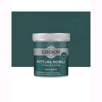 Liberon Pittura Vernice per Mobili alla Caseina Colore Blu Petrolio 500 ml