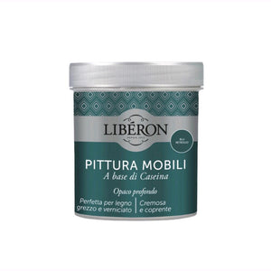 Liberon Pittura Vernice per Mobili alla Caseina Colore Blu Petrolio 500 ml