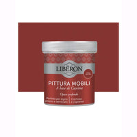 Liberon Pittura Vernice per Mobili alla Caseina Colore Rosso Mattone 500 ml