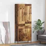 Credenza 2 pcs Legno vecchio Legno multistrato
