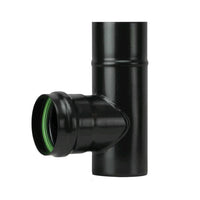 Raccordo a T M/F per Stufa a Pellet Acciaio rivestito con smalto porcellanato 8 ⌀ cm - PN805M