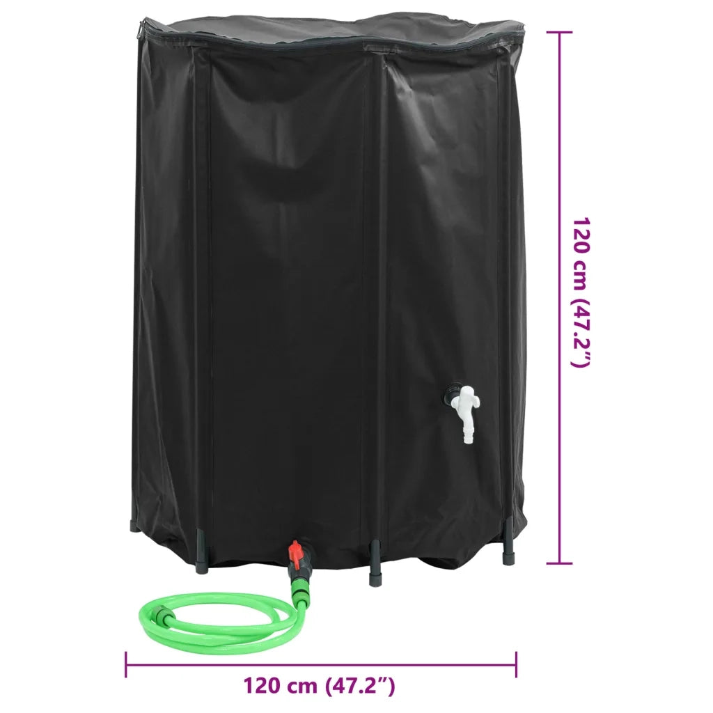 Serbatoio Acqua con Rubinetto Pieghevole 1350 L in PVC CFW2045579
