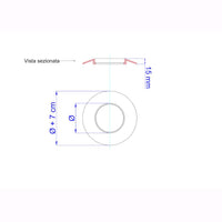 Anello per Tubi Stufa a Pellet in silicone Nero 10 ⌀ cm - NN1011