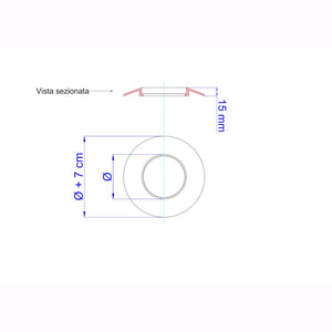 Anello per Tubi Stufa a Pellet in silicone Nero 10 ⌀ cm - NN1011