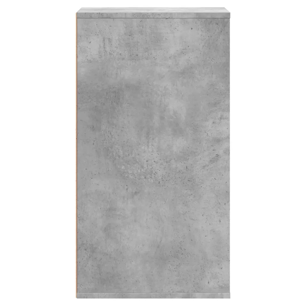 vidaXL Cassettiera Angolo Grigio Cemento 40x41x76cm Legno Multistrato