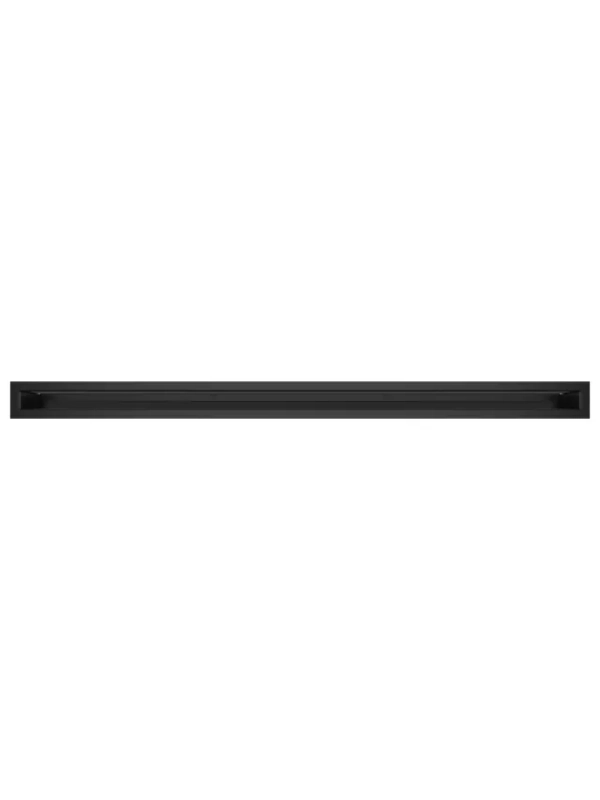 Griglia di ventilazione per camino Nera- Loft 60x1000