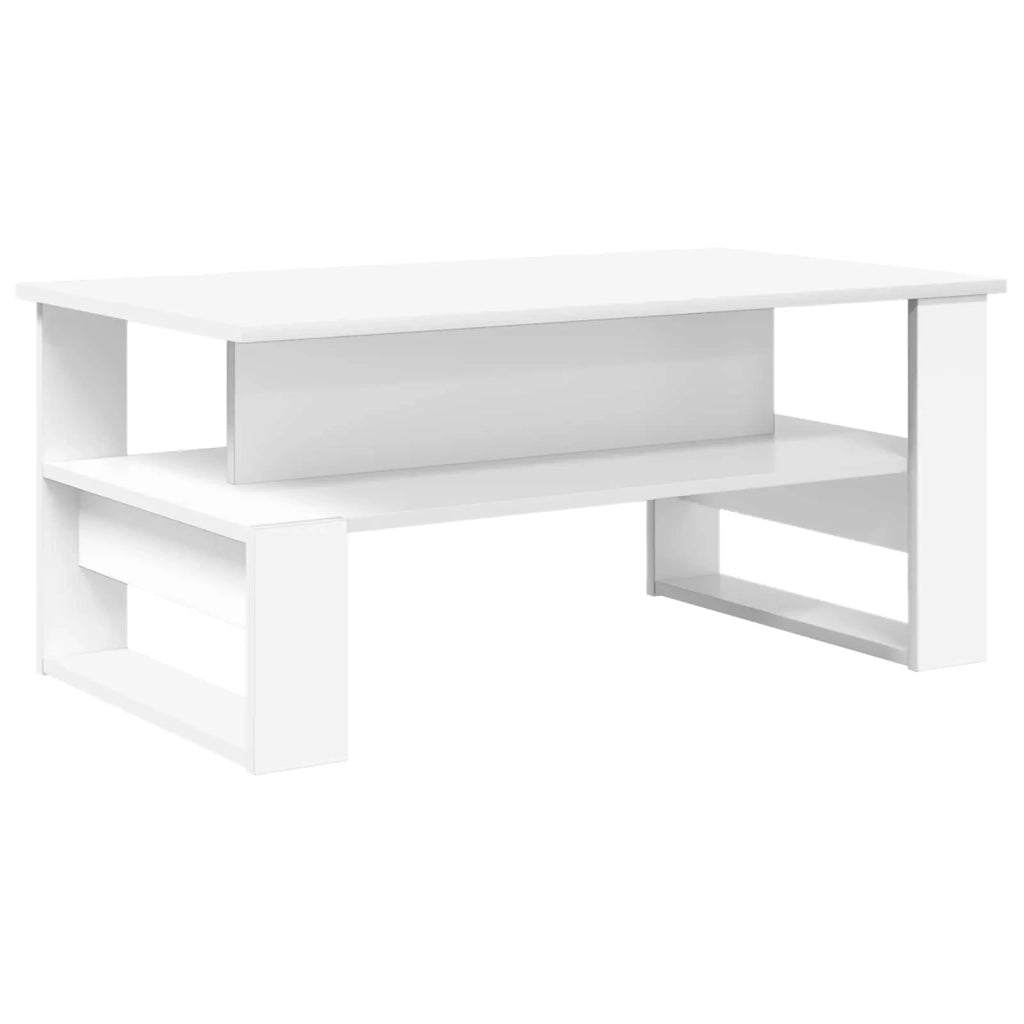 Tavolino da salotto Bianco 90 x 50 x 40 cm Legno multistrato