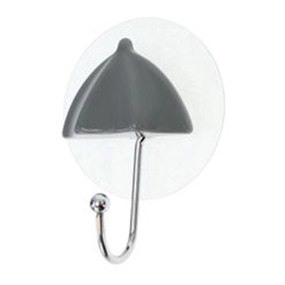 Trade Shop - Gancio Appendino Adesivo Appendiabiti Da Parete Cucina Bagno Forma Ombrello Colorato 10811 -